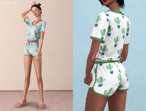 ChloeM-Cute Pajama Set