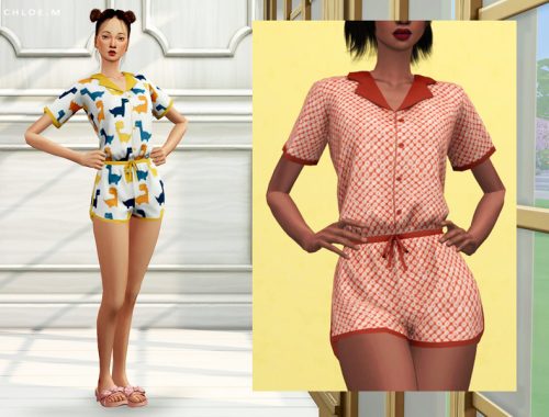 ChloeM-Cute Pajama Set