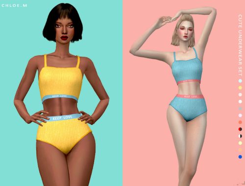 ChloeM-Cute Underwear Set