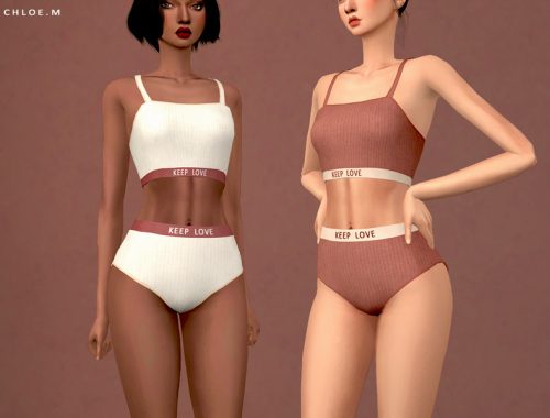 ChloeM-Cute Underwear Set