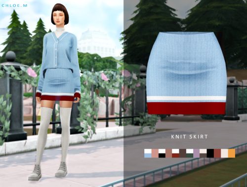 ChloeM-Knit Skirt