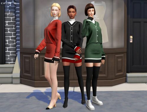 ChloeM-Knit Skirt