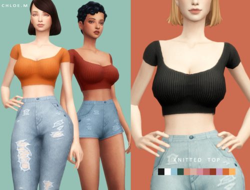 ChloeM-Knitted Top