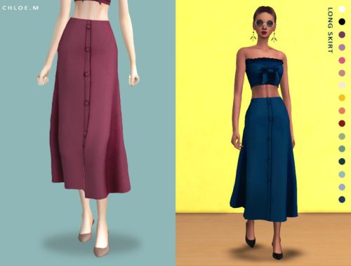 ChloeM-Long Skirt