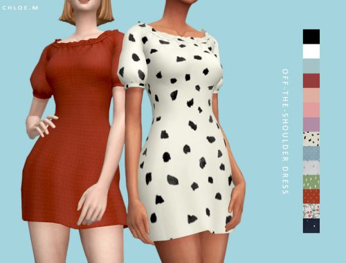 ChloeM-Offtheshoulder Dress