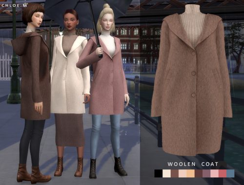 ChloeM-Woolen Coat