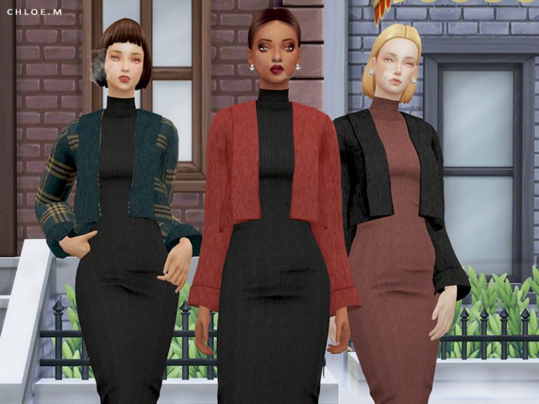 Chloem Woolen Coat The Sims 4 Catalog