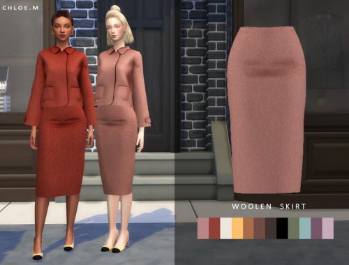 ChloeM-Woolen Skirt