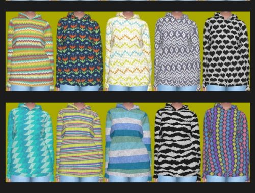 ChloeM’s Knitted Recolors at Annett’s Sims 4 Welt