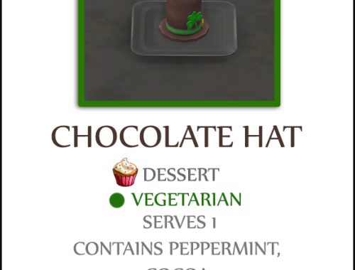 CHOCOLATE HAT at Icemunmun