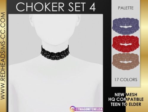 CHOKER SET at REDHEADSIMS