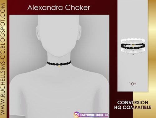 Chokers by ruchellsims at REDHEADSIMS