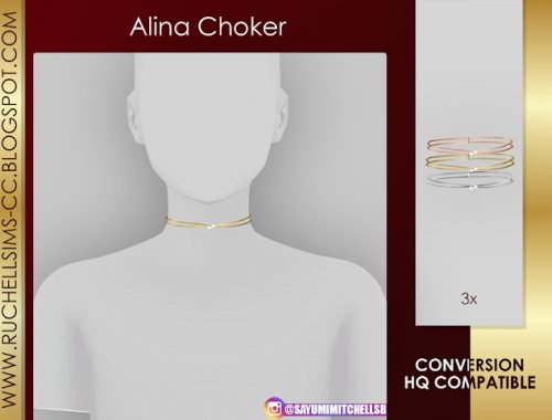 Chokers by ruchellsims at REDHEADSIMS