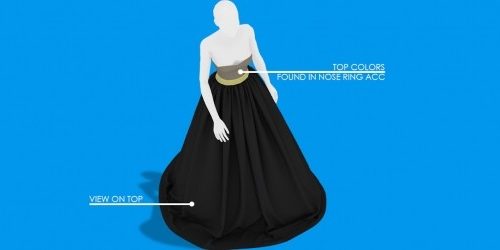 CHRISTINY DRESS by Thiago Mitchel at REDHEADSIMS