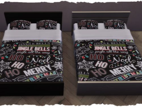 Christmas beds by Chalipo at All 4 Sims