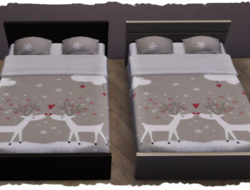 Christmas beds by Chalipo at All 4 Sims