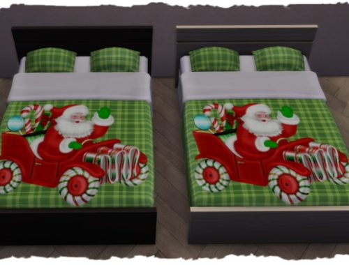 Christmas beds by Chalipo at All 4 Sims