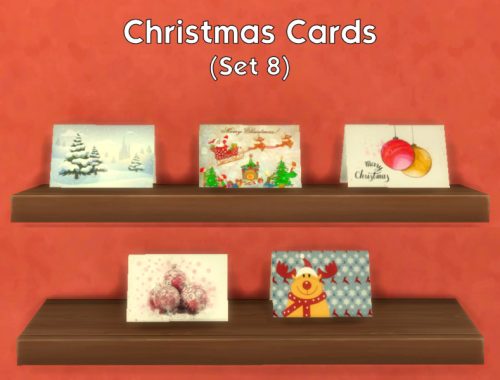 Christmas Cards (Set 8) [MESH NEEDED]