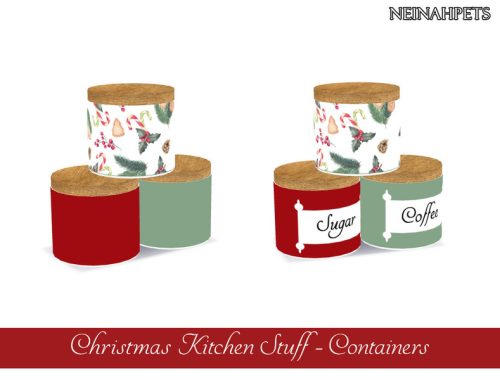 Christmas Kitchen Stuff Collection I {Mesh Required}