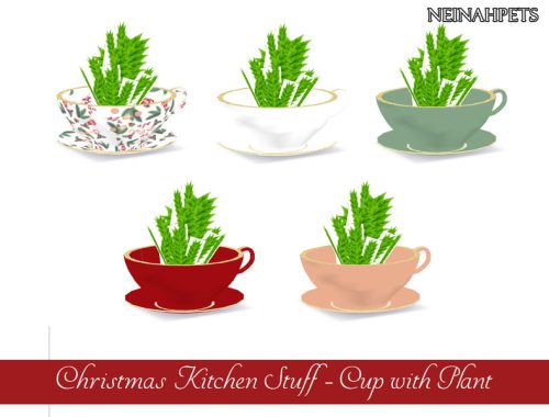 Christmas Kitchen Stuff Collection I {Mesh Required}