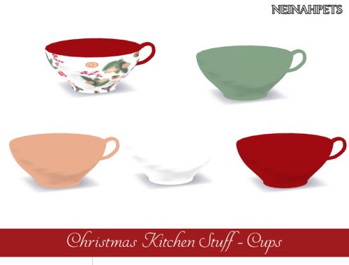 Christmas Kitchen Stuff Collection I {Mesh Required}