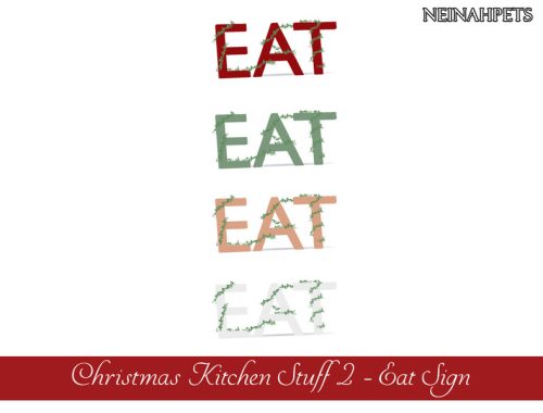 Christmas Kitchen Stuff Collection II {Mesh Required}