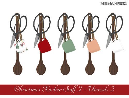 Christmas Kitchen Stuff Collection II {Mesh Required}