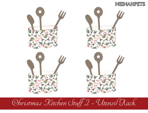 Christmas Kitchen Stuff Collection II {Mesh Required}