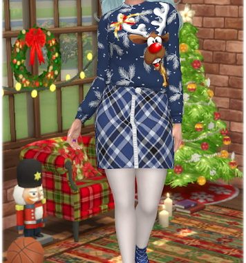 Christmas Outfit 2019 at Annett’s Sims 4 Welt