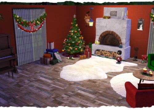 Christmas room by Chalipo at All 4 Sims