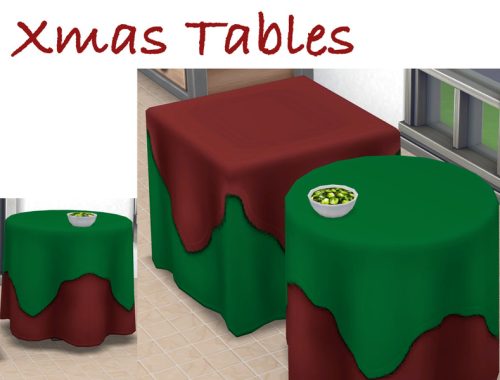 Christmas tables - requires Dine Out