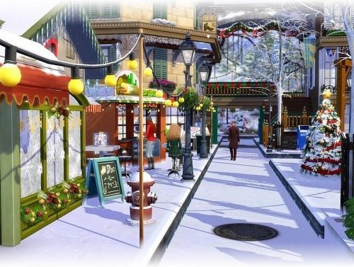 Christmas Village by chipie-cyrano at L’UniverSims