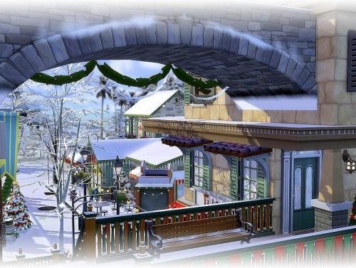 Christmas Village by chipie-cyrano at L’UniverSims
