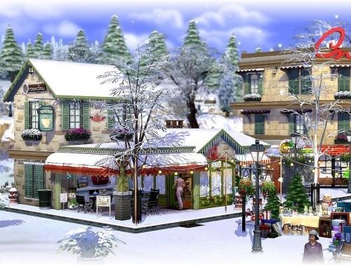 Christmas Village by chipie-cyrano at L’UniverSims