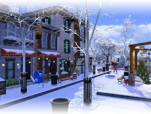 Christmas Village by chipie-cyrano at L’UniverSims