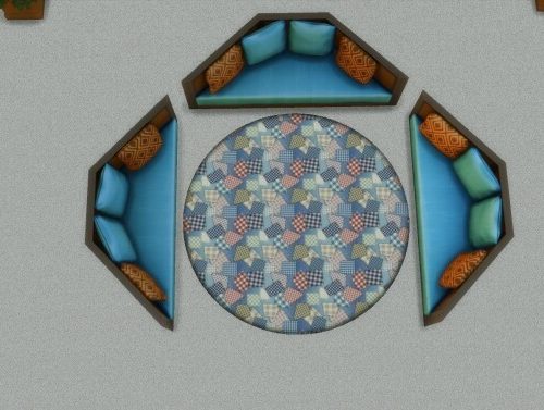 Circular Jean Rug by AdonisPluto