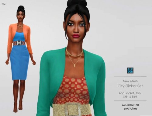 City Slicker Set at Elfdor Sims