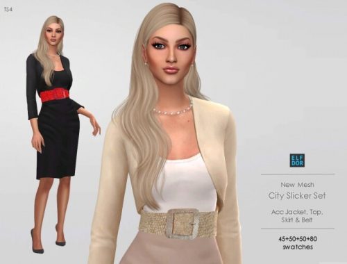 City Slicker Set at Elfdor Sims