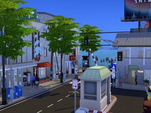 City street at Mrs.MilkiSims