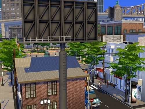 City street at Mrs.MilkiSims