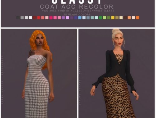 CLASSY DRESS & OUTFIT at Candy Sims 4