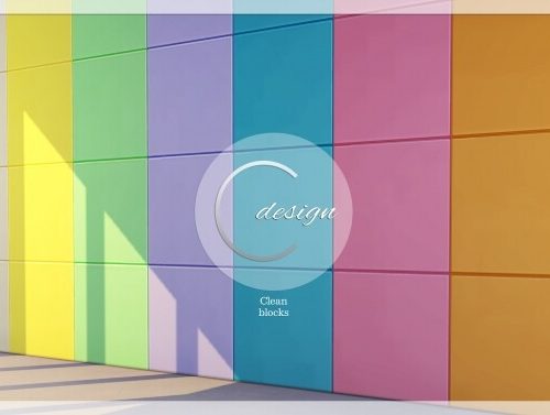 Clean Blocks Walls at Cross Design