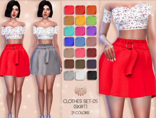 Clothes SET-05 (SKIRT) BD37