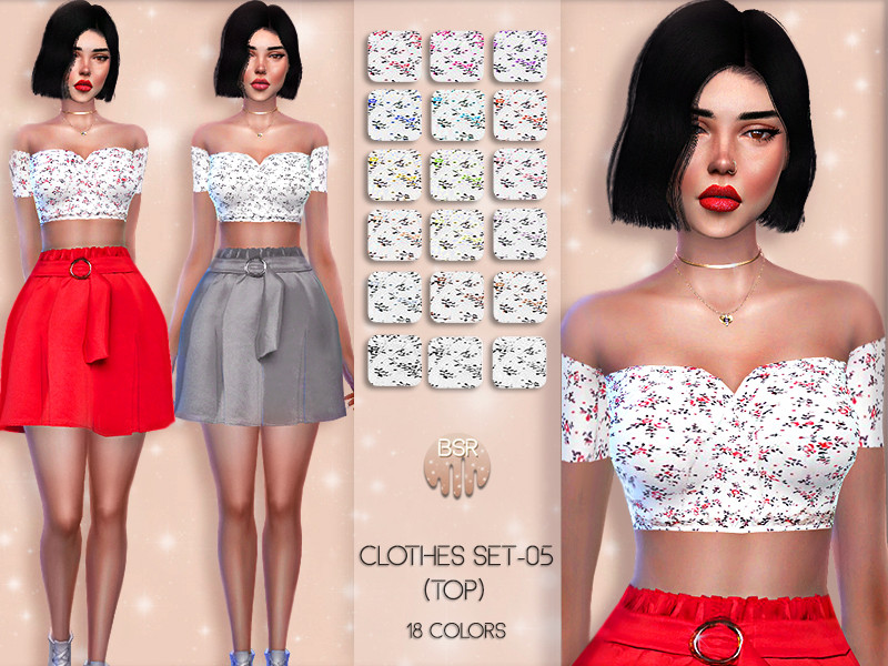 Clothes SET-05 (TOP) BD38 - The Sims 4 Catalog