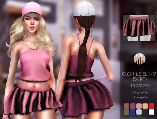 Clothes SET-19 (SKIRT) BD85