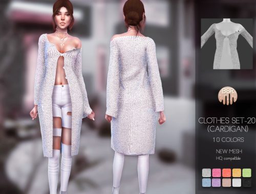 Clothes SET-20 (CARDIGAN) BD87