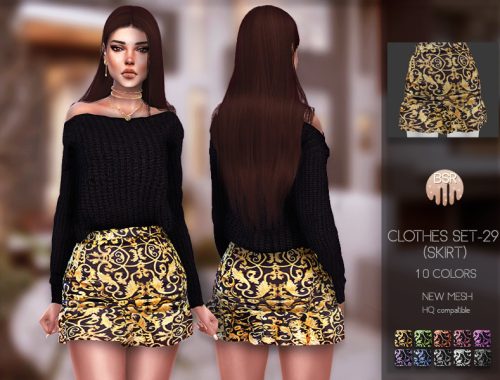 Clothes SET-29 (SKIRT) BD117