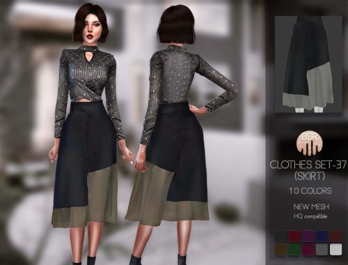 Clothes SET-37 (SKIRT) BD148