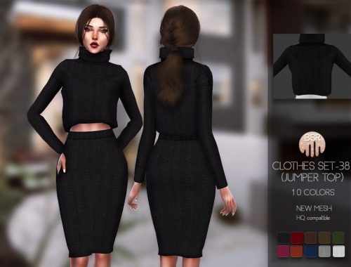 Clothes SET-38 (JUMPER TOP) BD151