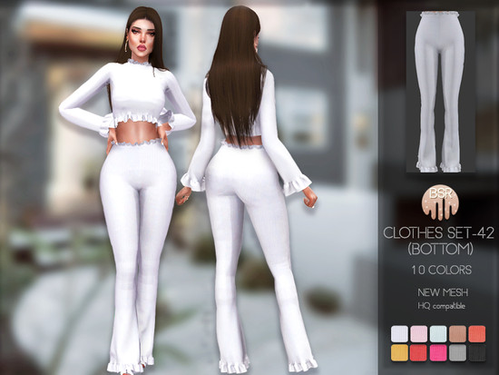 Clothes SET-42 (BOTTOM) BD172 - The Sims 4 Catalog